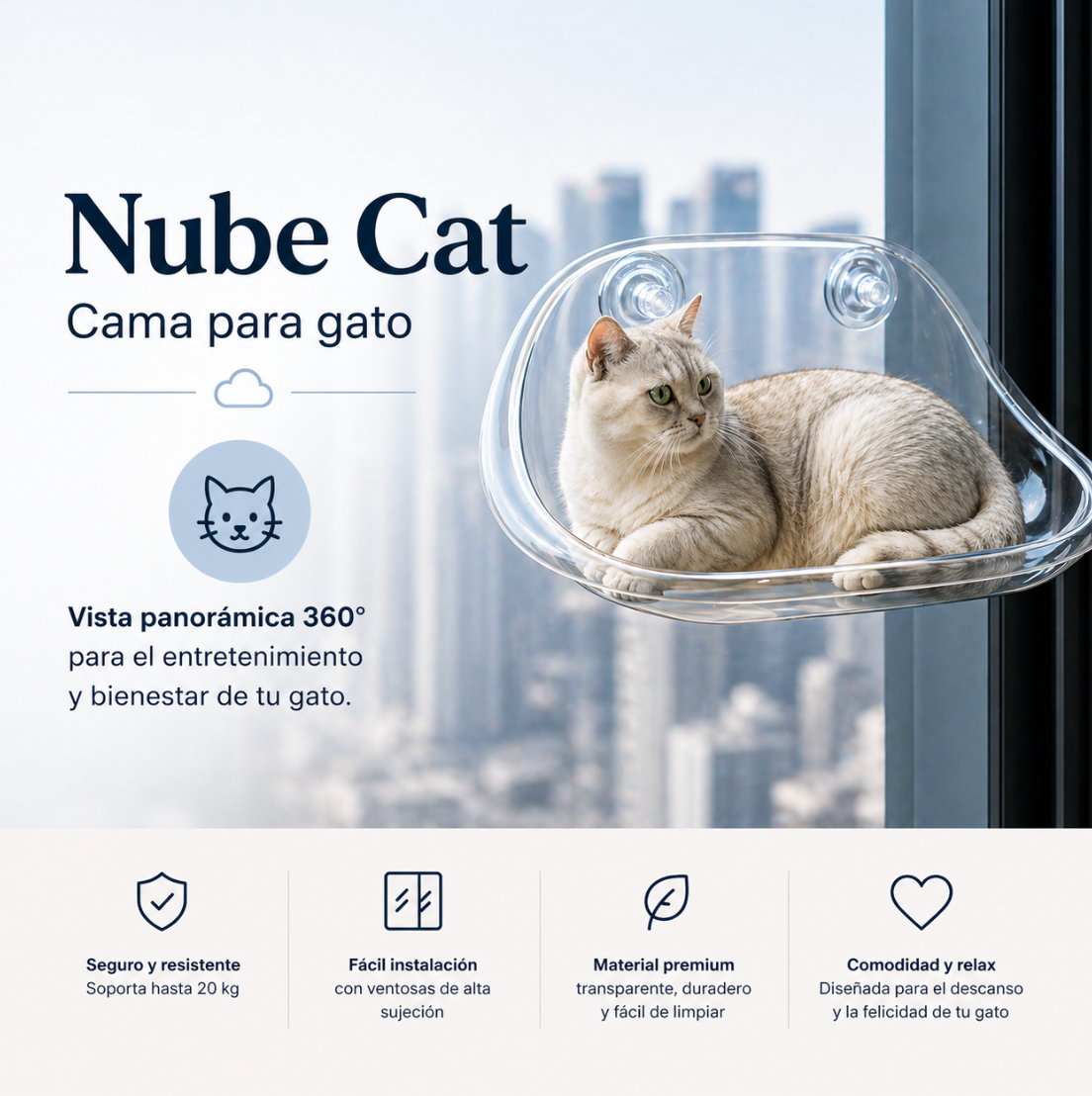 Nube Cat - Cama para gato