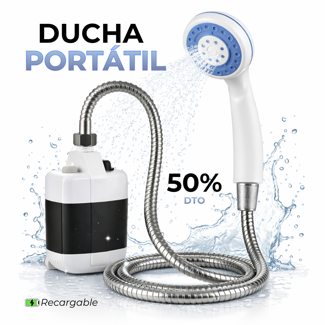 DUCHA PORTATIL ELECTRICA RECARGABLE
