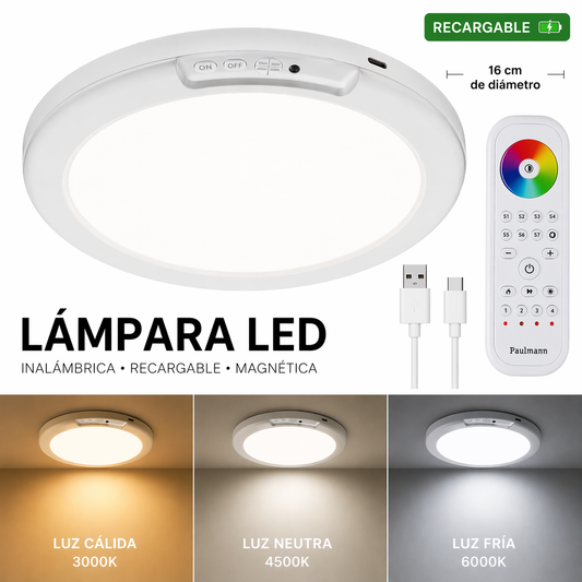 LAMPARA LED MAGNETICA + CONTROL