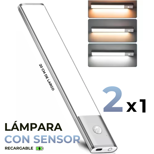 LAMPARA LED CON SENSOR INTELIGENTE