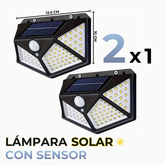 LAMPARA SOLAR CON SENSOR DE MOVIMIENTO