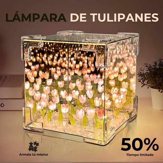 LAMPARA DE TULIPANES INFINITOS - ARMABLE