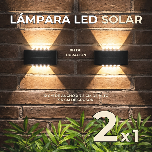 LAMPARA LED SOLAR (CADA UNA CON 10 BOMBILLOS LED)