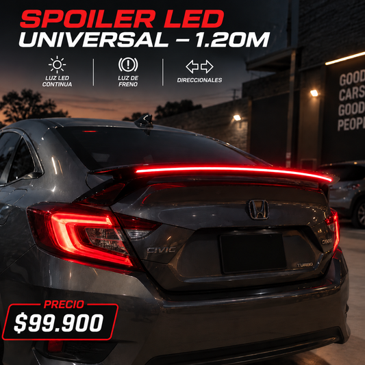 Spoiler Led Trasero